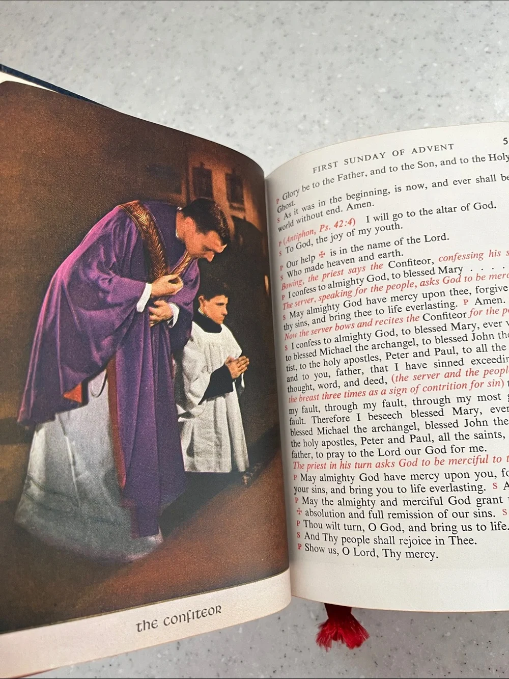 Vtg 1954 The Catholic Missal The Catholic Press Chicago Religious JP O’Connell
